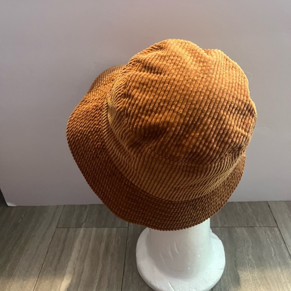 Nwot David & Young Bucket Hat OSFM Rust Brown Corduroy 100% Cotton Unisex - Picture 2 of 4